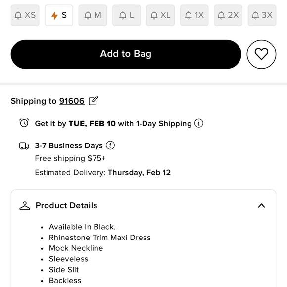 ~Elegant Black Kari Rhinestone Maxi Dress w/ Assymetric Rhinestone Trim~ - Picture 7 of 10